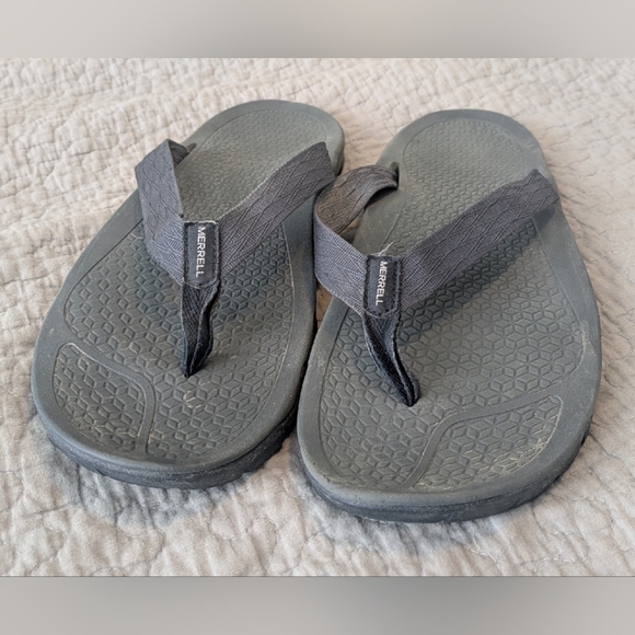 Merrell Gray Flip Flops - Picture 2 of 7